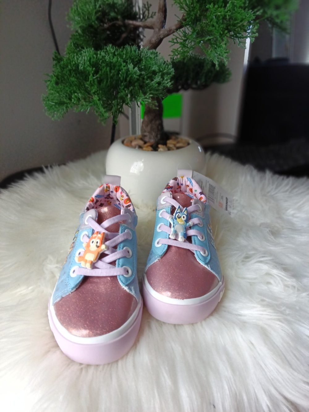 Kids Bluey Sneakers in Pink & Blue - Picture 5 of 7